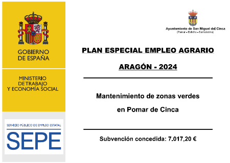 Imagen Subvención para el mantenimiento de zonas verdes en Pomar de Cinca
